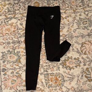 Black Leggings with Logo